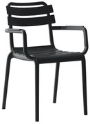 Καρέκλα - Πολυθρόνα PHILLY C6123.02 Μαύρη Πολυπροπυλενίου 58,5x49x83,5Υεκ. 58.5x49x83.5 εκ.