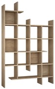 Βιβλιοθήκη Manco 214214 122x25,5x188cm Oak Melamine