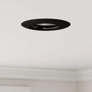 vidaXL Spotlights με προβολείς 6 pcs Μαύρο 9 x 9 εκ. Μέταλλο
