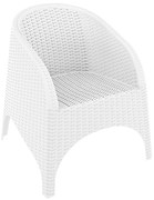 Siesta   Aruba White* Armchair  metax-01-00-0552 διάστ.75.0000 x 74.0000 x 80.0000