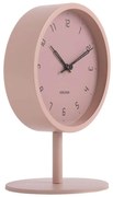 Ρολόι Επιτραπέζιο Stark KA5951PI Φ15x22,5cm Faded Pink Karlsson Μέταλλο
