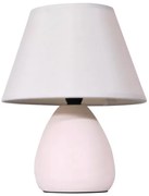 Επιτραπέζιο Φωτιστικό 1xE14 Κεραμικό Ύφασμα TLC 6005 Arlight -224053-Λευκό 0224053