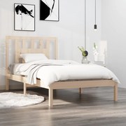 vidaXL Πλαίσιο Κρεβατιού 90 x 200 εκ. από Μασίφ Ξύλο Πεύκου