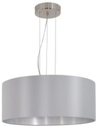 Φωτιστικό Οροφής Maserlo 31606 Grey Eglo Metal, Fabric