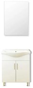 Σετ Έπιπλο Μπάνιου SIENA WHITE 65 ECO 9SSI065GL0EC Πάγκο 61x34x83cm  9SSI065GL0EC