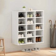 vidaXL Παπουτσοθήκη Λευκό 77.5 x 30 x 83.5 εκ. Επεξεργασμένο ξύλο
