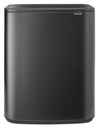 Brabantia 1008859 Κάδος απορριμμάτων Bo Touch 2x30L, Confident Grey