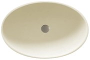 Sanitec Gaia 204 Νιπτήρας Συνθετικός Επικαθήμενος 46,5x15cm Ocra