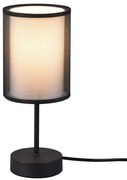 Φωτιστικό Επιτραπέζιο Burton 511400132 12x28cm 1xE14 28W Black Trio Lighting