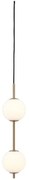 Φωτιστικό Οροφής Audrey 2 2255C2255-1 Φ12x50.1cm Led 830lm 18W 2700k Brass-Opal Umage