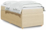 ΚΡΕΒΑΤΙ BOXSPRING ΜΕ ΣΤΡΩΜΑ ΚΡΕΜ 80 X 200 ΕΚ. ΥΦΑΣΜΑΤΙΝΟ 3285530