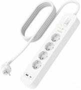 Πολύπριζο με 4 Πρίζες με διακόπτη Belkin SRB001VF2M (2 m)
