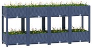 vidaXL Ζαρντινιέρα 160 x 40 x 71 εκ. από Πολυπροπυλένιο