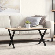 vidaXL Πόδια Τραπεζιού Σαλονιού σε Σχήμα «Χ» 80x40x43 εκ. Ατσάλι