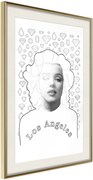 Αφίσα - Marilyn in Los Angeles - 40x60 - Χρυσό - Με πασπαρτού