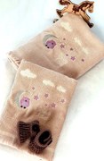 Σετ βρεφικές πετσέτες 2 τμχ Dreamy Owl - Lilac 108102011