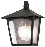 Φανάρι  Απλίκα Φωτιστικό Τοίχου 1xE27 Μαύρο IP23  28cm  York BL15-BLACK Elstead Lighting-BL15-BLACK-Μαύρο BL15-BLACK