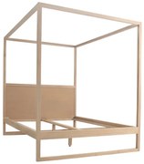 Κρεβάτι με ουρανό ξύλο BOXED