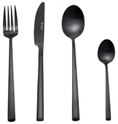 Estia Σετ Μαχαιροπίρουνα Prestige Black Ανοξείδωτο Ατσάλι 18/0 Μαύρο Ματ 24 Τεμ.