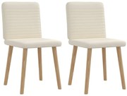 Καρέκλες Τραπεζαρίας vidaXL 2 τεμ Λινό