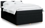 ΚΡΕΒΑΤΙ BOXSPRING ΜΕ ΣΤΡΩΜΑ ΜΑΥΡΟ 140X190 ΕΚ. ΥΦΑΣΜΑΤΙΝΟ 3287453