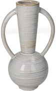 Βάζο ArteLibre Μπεζ Κεραμικό 14.5x11x23.6cm-05154481