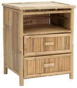 Κομοδίνο Ofra pakoworld bamboo φυσικό 56x46x69εκ 141-000021
