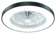 Έξυπνος Ανεμιστήρας Οροφής LED Smart 36W Dimmable Φ50 DC22W Aca-FANOKBL20G-Μαύρο FANOKBL20G