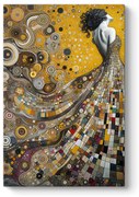 Πίνακας σε καμβά "Elegant Woman" Megapap ψηφιακής εκτύπωσης 50x75x3εκ.