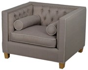 Artekko Ithiacrer Πολυθρόνα Υφασμάτινη με Καπιτονέ Πλάτη (105x81x77)cm Artekko AV41902