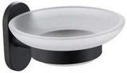 Σαπουνοθήκη America 38-5685 Nerino Black Gloria Metal, Glass