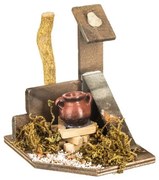 Διακοσμητική Μινιατούρα Campfire Fééric Lights &amp; Christmas με διαστάσεις 8.5x7x10cm