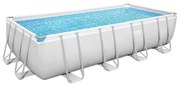 Πισίνα BESTWAY POWER STEEL RECTANGULAR FRAME POOL 4.88x2.44x1.22m