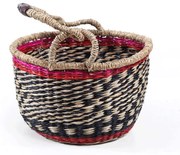 Καλάθι Διακοσμητικό Storm S 0680069 25x25x16cm Fuchsia-Multi Soulworks Seagrass