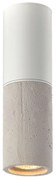 Φωτιστικό Οροφής- Σποτ V372581CCW 1XGU10 Φ7ΧΗ24CM Placebo Grey - White Aca Decor Clay