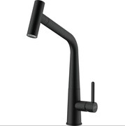 Franke Mythos Icon Ντους Αναμεικτική Μπαταρία Κουζίνας 58mm Μαύρο Ματ