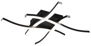 Πλαφονιέρα Οροφής 46xH7cm LED 4 SMD 5W 4x500lm 4000K Μέταλλο Μαύρο Ματ Trio Lighting Route R62474432