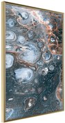 Αφίσα - Surface of the Unknown Planet I - 30x45 - Χρυσό - Χωρίς πασπαρτού