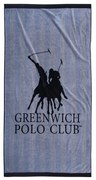 Πετσέτα Θαλάσσης 3856 Grey Greenwich Polo Club Θαλάσσης 90x180cm 100% Βαμβάκι