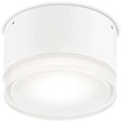 Πλαφονιέρα Urano 168036 12x7,5cm 1xGX53 15W IP44 White Ideal Lux