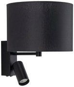 Φωτιστικό Τοίχου Lusso 11521 23x25.5-30cm 10W E27/GU10 Black Nowodvorski