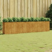 vidaXL Ζαρντινιέρα 360 x 40 x 80 εκ. από Ατσάλι Σκληρυθέν στον Αέρα