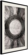 Αφίσα - Circles - 40x60 - Μαύρο - Με πασπαρτού