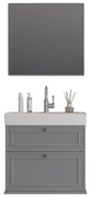 Σετ μπάνιου STELLA 70 Γκρί Ματ 70x45.5x160 εκ.