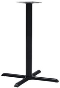 vidaXL Πόδι Τραπεζιού Bistro Μαύρο 76 x 76 x 107 εκ. από Χυτοσίδηρο