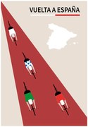 Εικονογράφηση Vuelta a espana, Poster Paperago