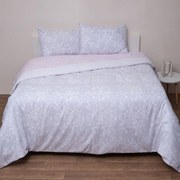Κουβερλί Αλίκη (Σετ 2τμχ) Pink Viopros Ημίδιπλο 180x240cm 100% Βαμβάκι