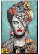 Πίνακας Καμβάς Frilo 301-000023 80x3x120cm Multi Inart Κάθετοι Canvas