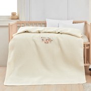 Beauty Home Κουβέρτα πικέ με κέντημα Art 5306 80x110 Μπεζ