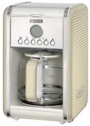 Καφετιέρα Ariete VINTAGE AMERICANO 1342/03, 960W, 2.1 l, Χρονοδιακόπτης, Προγραμματισμός, Παύση, Σύστημα προστασίας από στάξιμο, Μπεζ